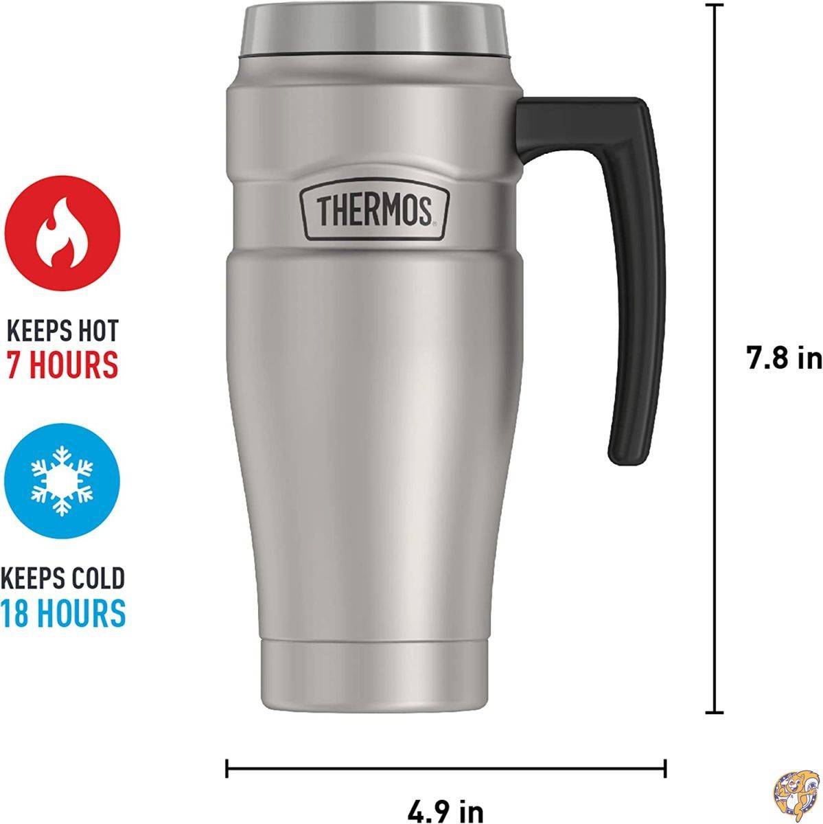 Thermos ���ƥ�쥹���� 473ml �ϥ�ɥ��դ��ȥ�٥�ޥ� 24 oz SK1000CRTRI4