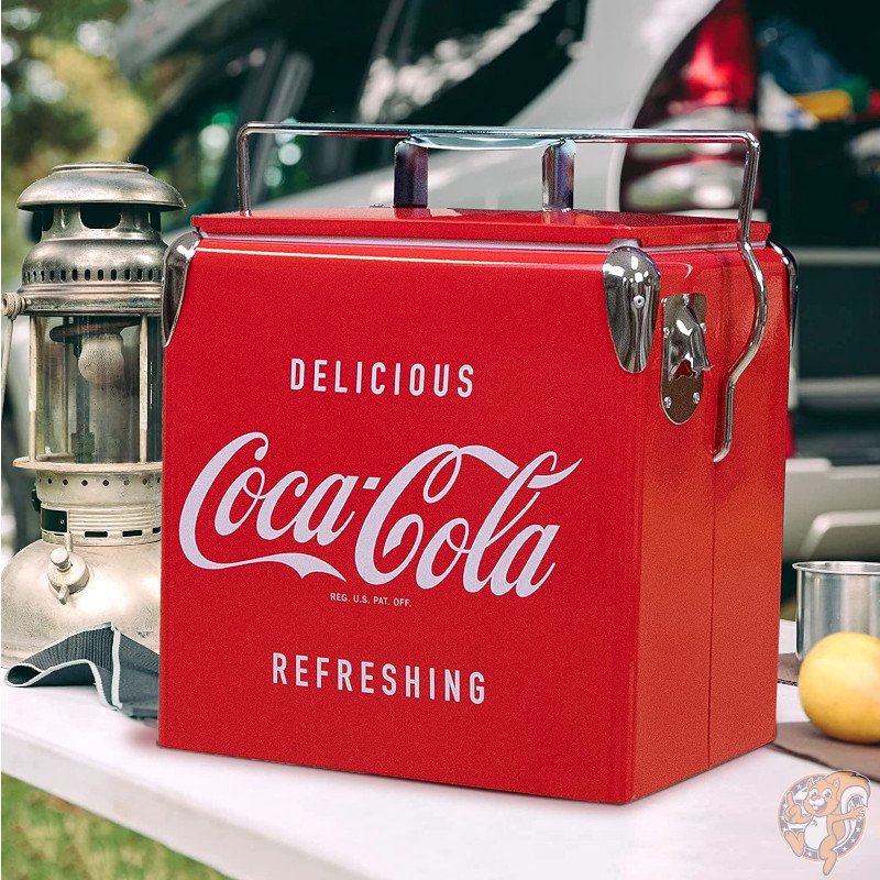 ���������� �����顼�ܥå��� ��ȴ���դ� Coca-Cola Retro Ice Chest Cooler (14 qt)����ȥ���