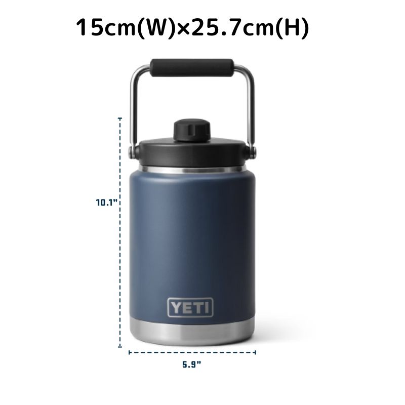 YETI �����ƥ� �ϡ��ե����� ���㥰 ���֥顼 ������ ���� ��1.9L Key Lime�ʥ����饤��� HALF GALLON WATER JUG