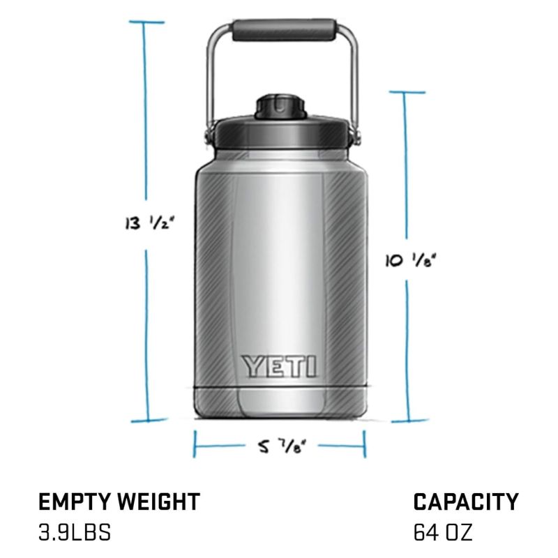 YETI �����ƥ� �ϡ��ե����� ���㥰 ���֥顼 ������ ���� ��1.9L Key Lime�ʥ����饤��� HALF GALLON WATER JUG