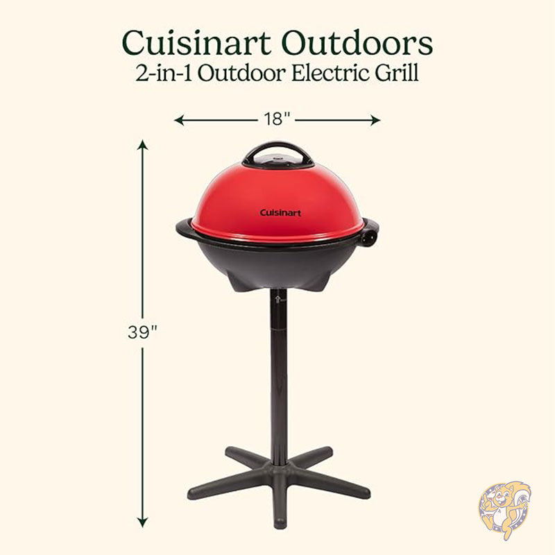 2-in-1 �����ŵ������ BBQ����� CEG-115 609ʿ��cm��Ĵ�����ڡ��� Cuisinart �������ʡ���