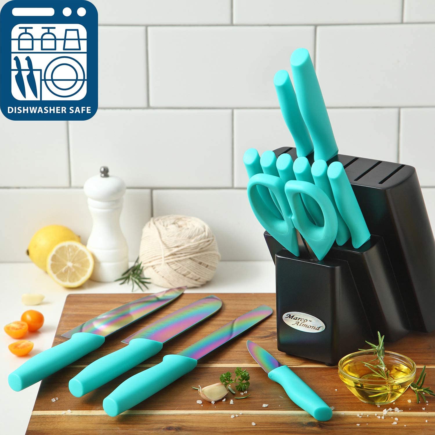Marco Almond 쥤ܡʥեå å Rainbow Titanium Knife Set ޥ륳 