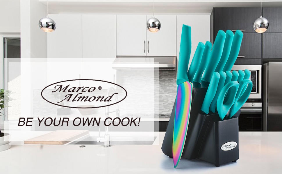 Marco Almond 쥤ܡʥեå å Rainbow Titanium Knife Set ޥ륳 