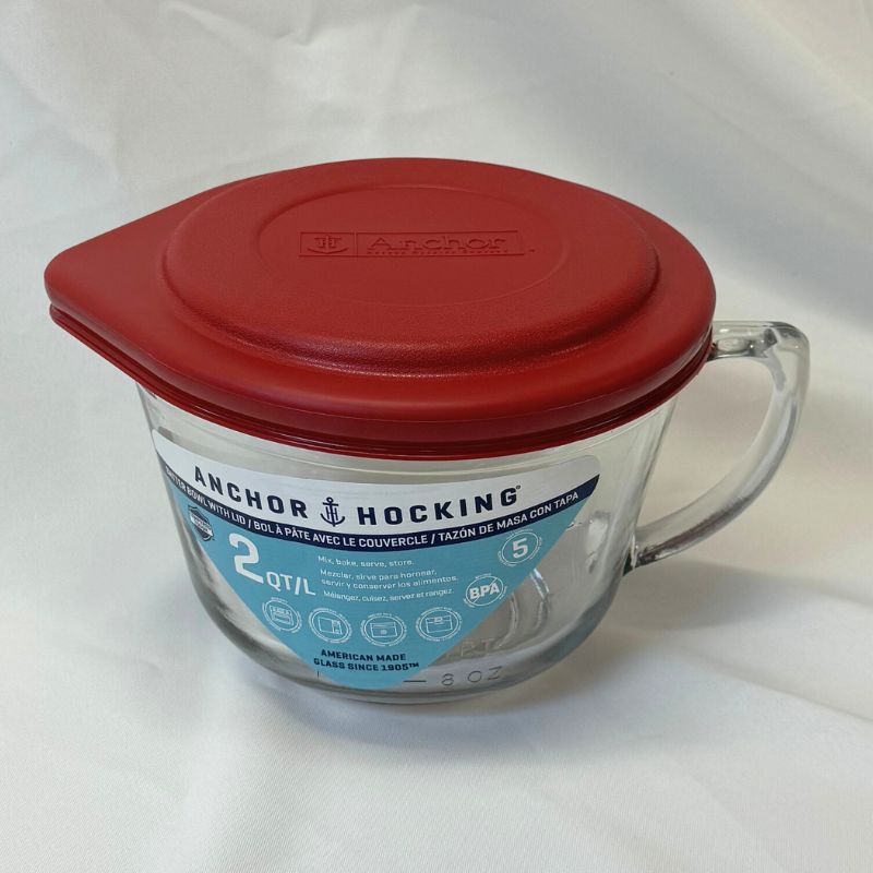 ���󥫡��ۥå��� �Хå����ܥ��� 2�������� ���饹�ܥ��� �� ���� Anchor Hocking Batter Bowl