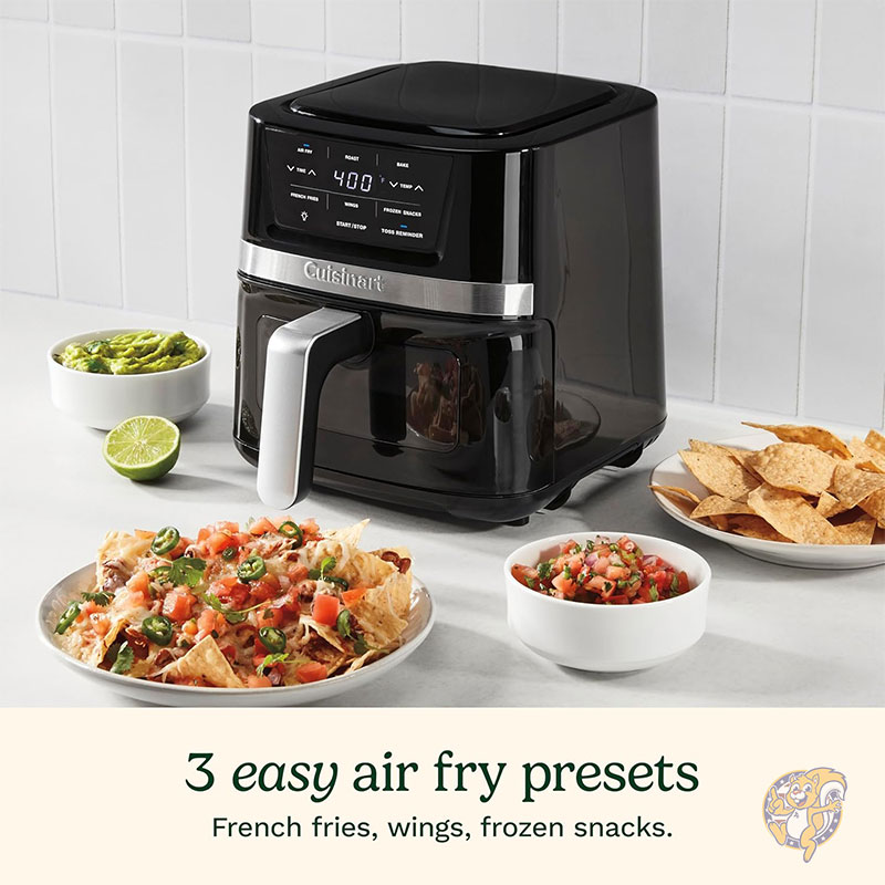 �����ե饤�䡼�����֥� 4.35L �Х����å� �֥�å��ȥ��ƥ�쥹�������� �����ե饤�䡼 3 �ĤΥץꥻ�å��դ������������б��ѡ��� �������� �٥��� �����ե饤 CUISINART �������ʡ���