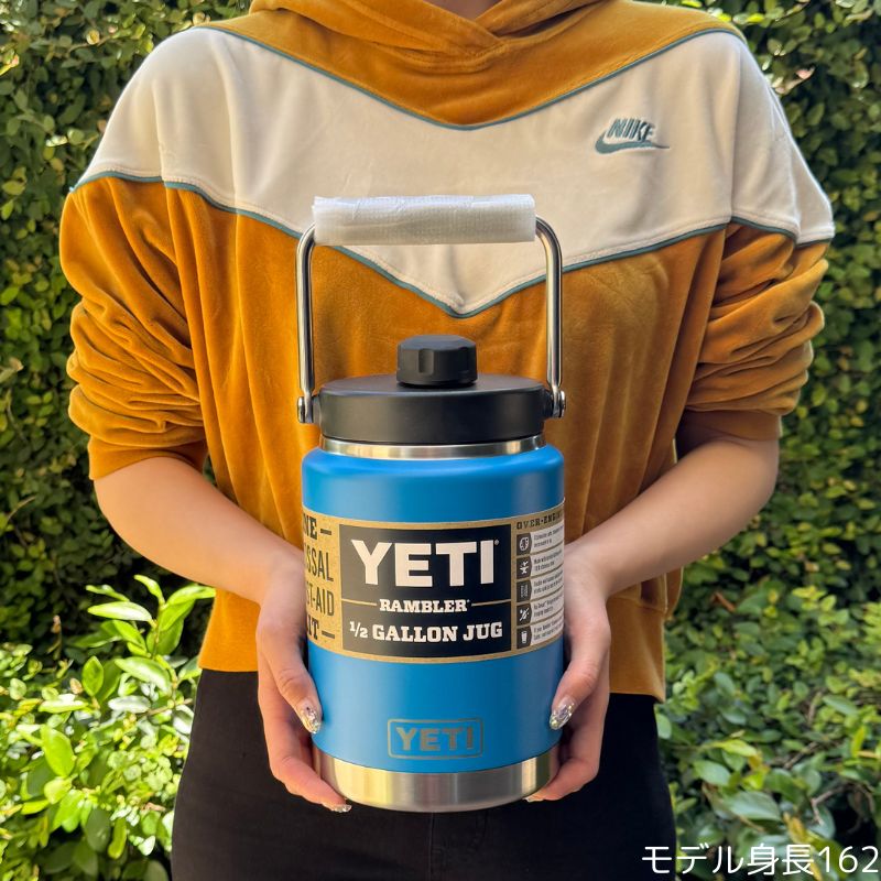 YETI ���� �����ƥ� �ϡ��ե����� ���㥰 ��1.9L Big Wave Blue �ӥå��������֡��֥롼 Rambler Half Gallon Jug