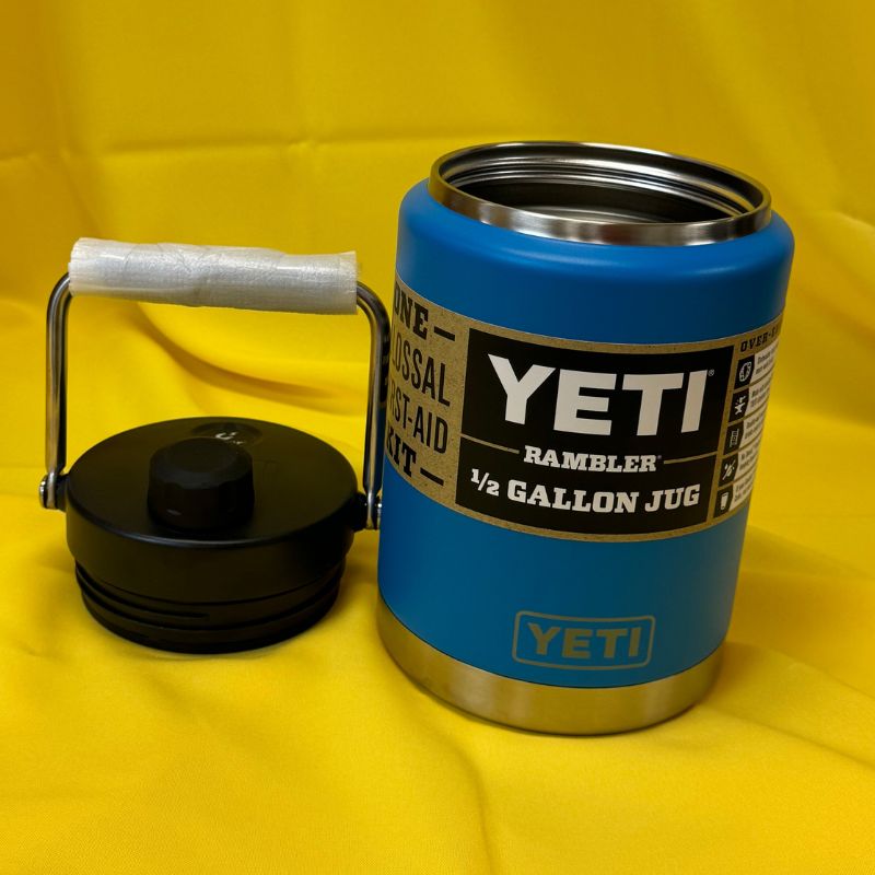 YETI ���� �����ƥ� �ϡ��ե����� ���㥰 ��1.9L Big Wave Blue �ӥå��������֡��֥롼 Rambler Half Gallon Jug