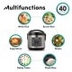 ������ Aroma ¿��ǽ���Ӵ� �ǥ�������Ӵ� ���ʥ������ޡ� Rice Cooker and Food Steamer White �ա��ɥ������ޡ� ����ꥫ���å������