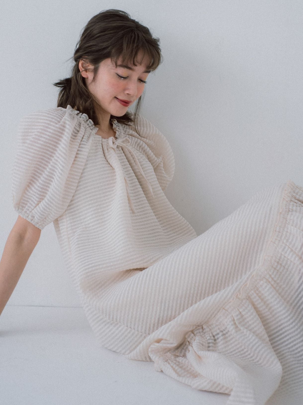 jacquard dress ピンク/ブラック | ワンピース | JUMELLE