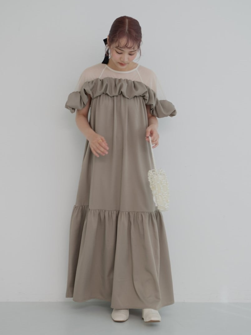 jacquard dress ピンク/ブラック | ワンピース | JUMELLE