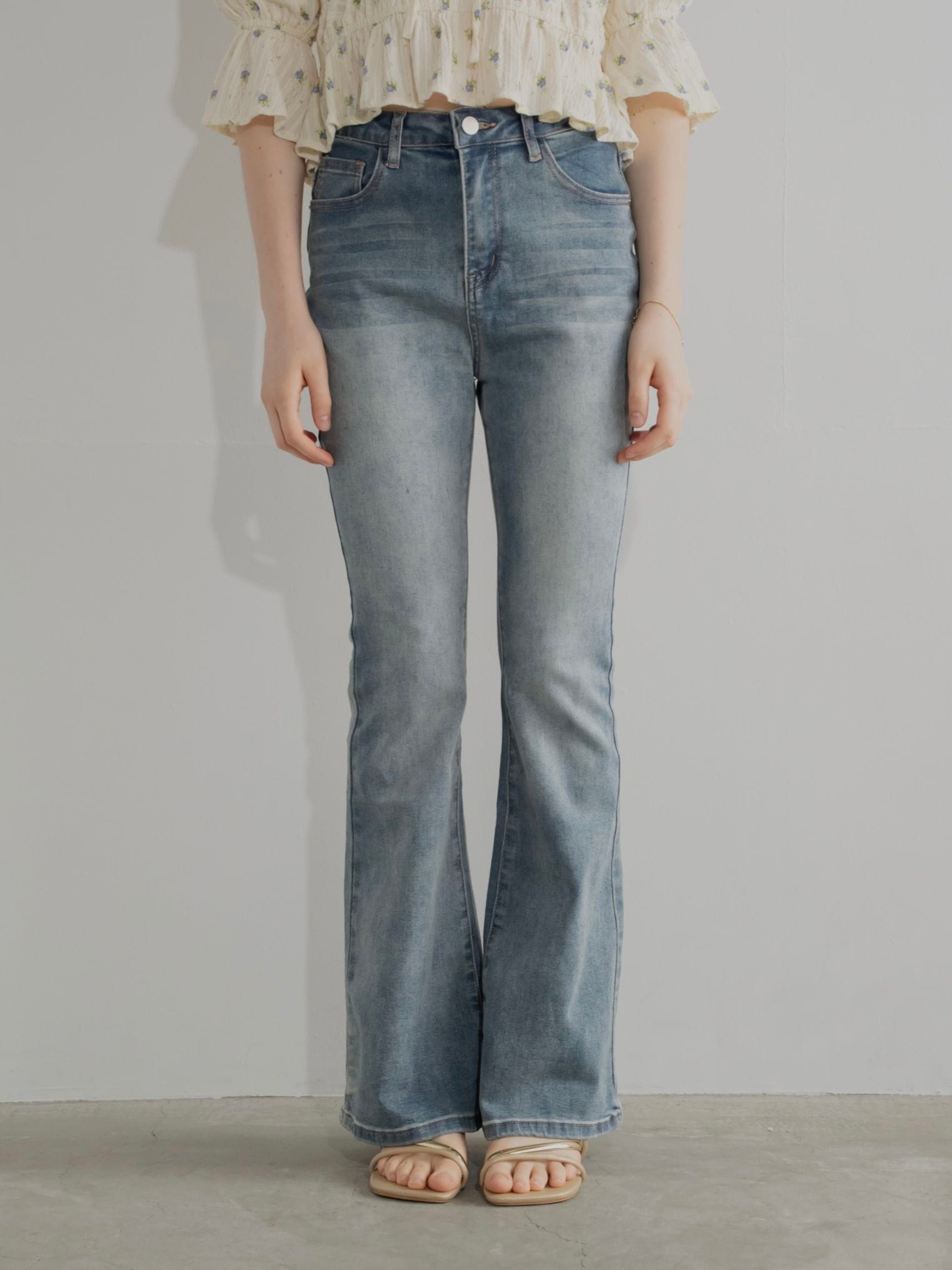 フリルパンツデニムスカート BLUE | すべての商品 | JUMELLE