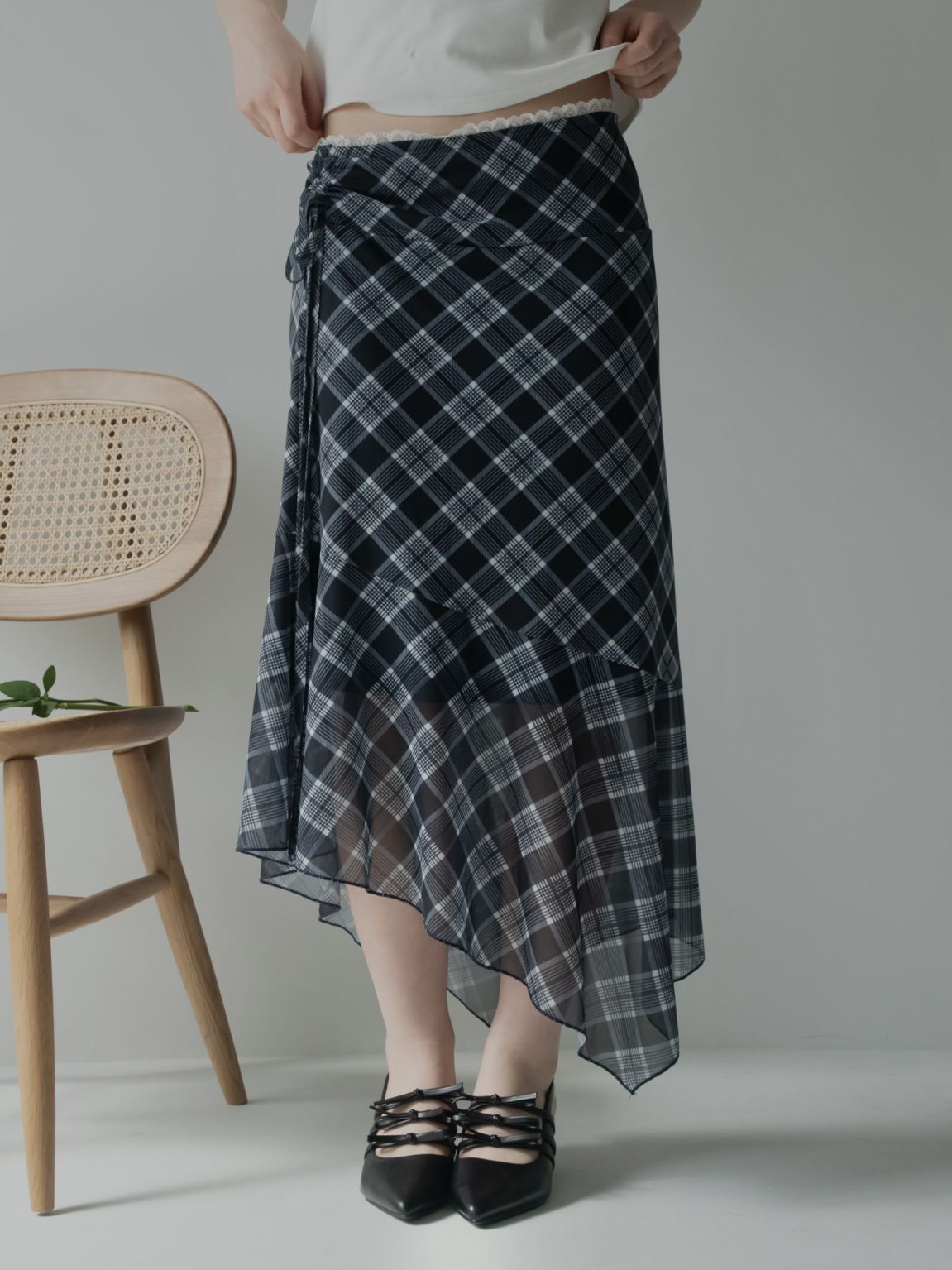 フリルパンツデニムスカート BLUE | すべての商品 | JUMELLE