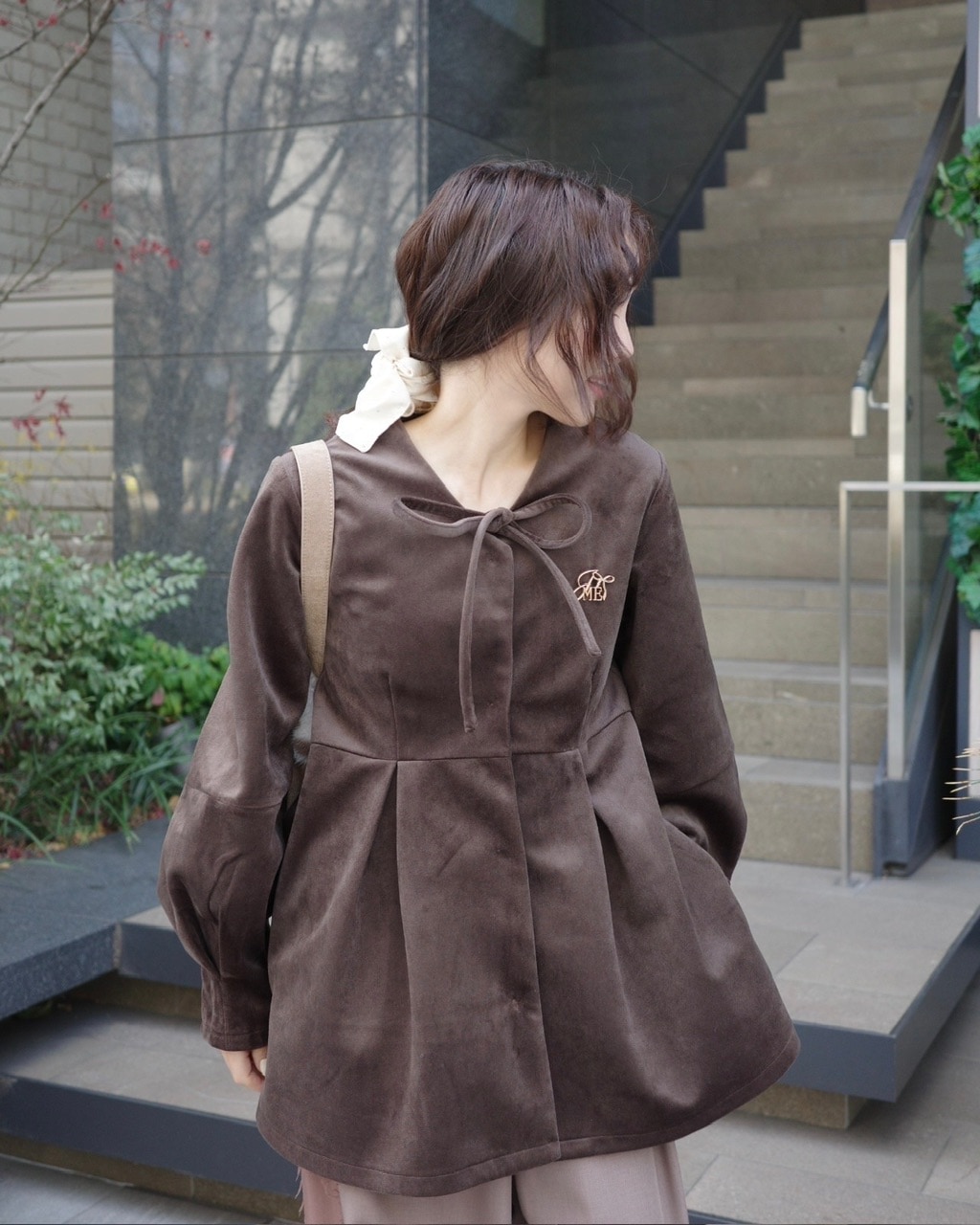 ベロアペプラムトップ #2カラー | JUMELLE | JUMELLE