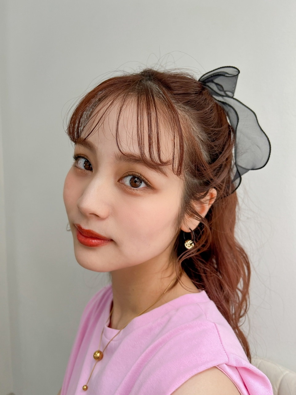[MOREJUDE]韓国☆大きめ・リボンシュシュ☆classic hair shu 2色 morejude | classic hair shu black - 우아한 스타일
