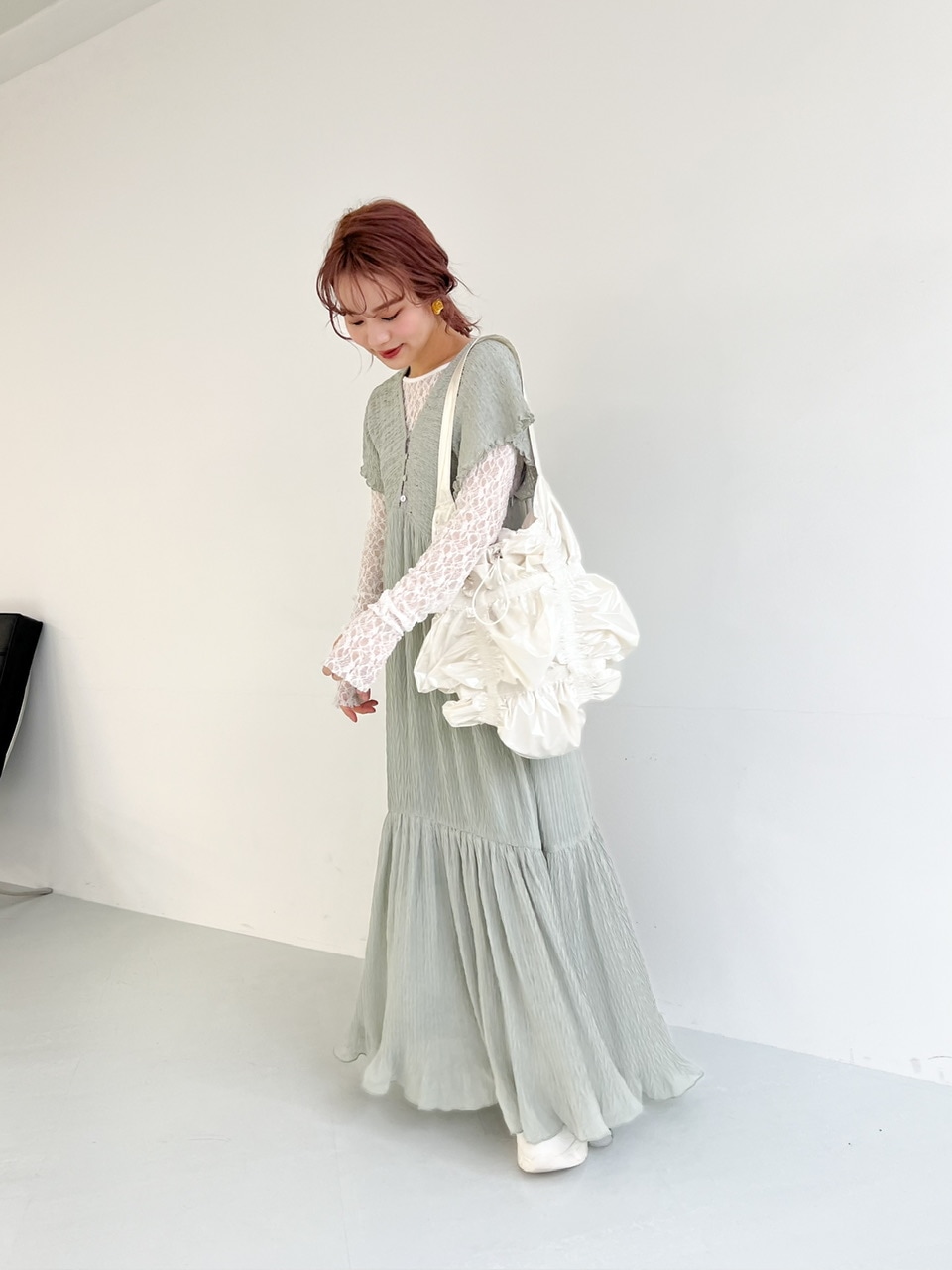 luster shirring bag #2カラー | バッグ/財布 | JUMELLE