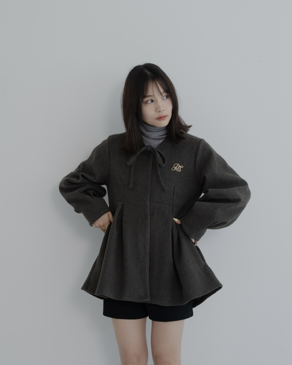 メルトンペプラムトップ | トップス | JUMELLE