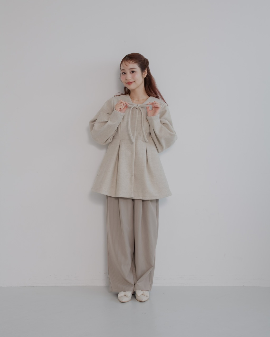 メルトンペプラムトップ | トップス | JUMELLE