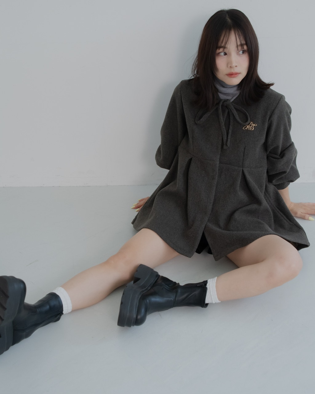 メルトンペプラムトップ | トップス | JUMELLE