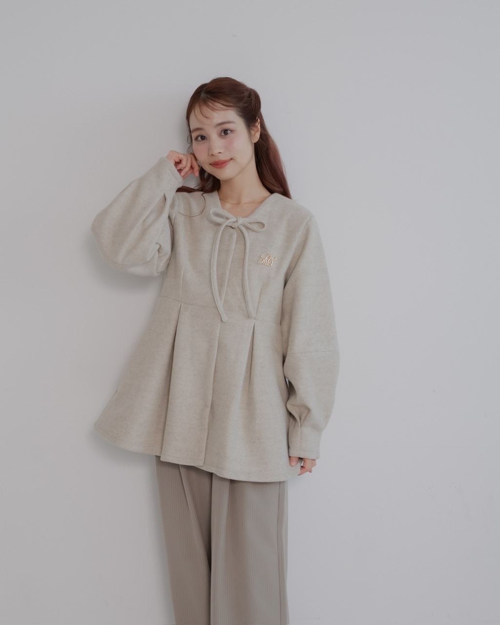 メルトンペプラムトップ | トップス | JUMELLE