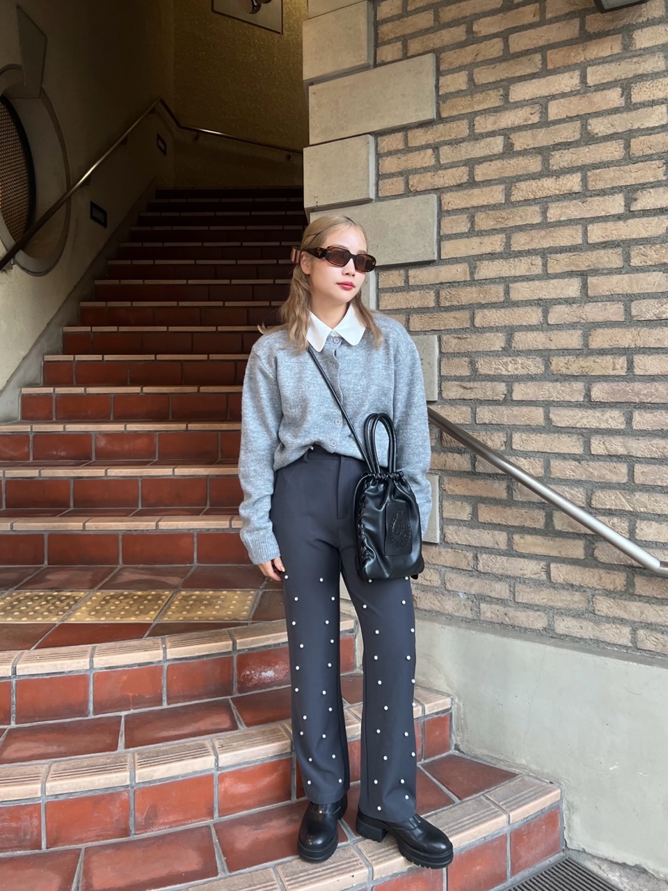 襟付き2wayカーディガン ※残りわずか | KNIT/CARDIGAN | JUMELLE