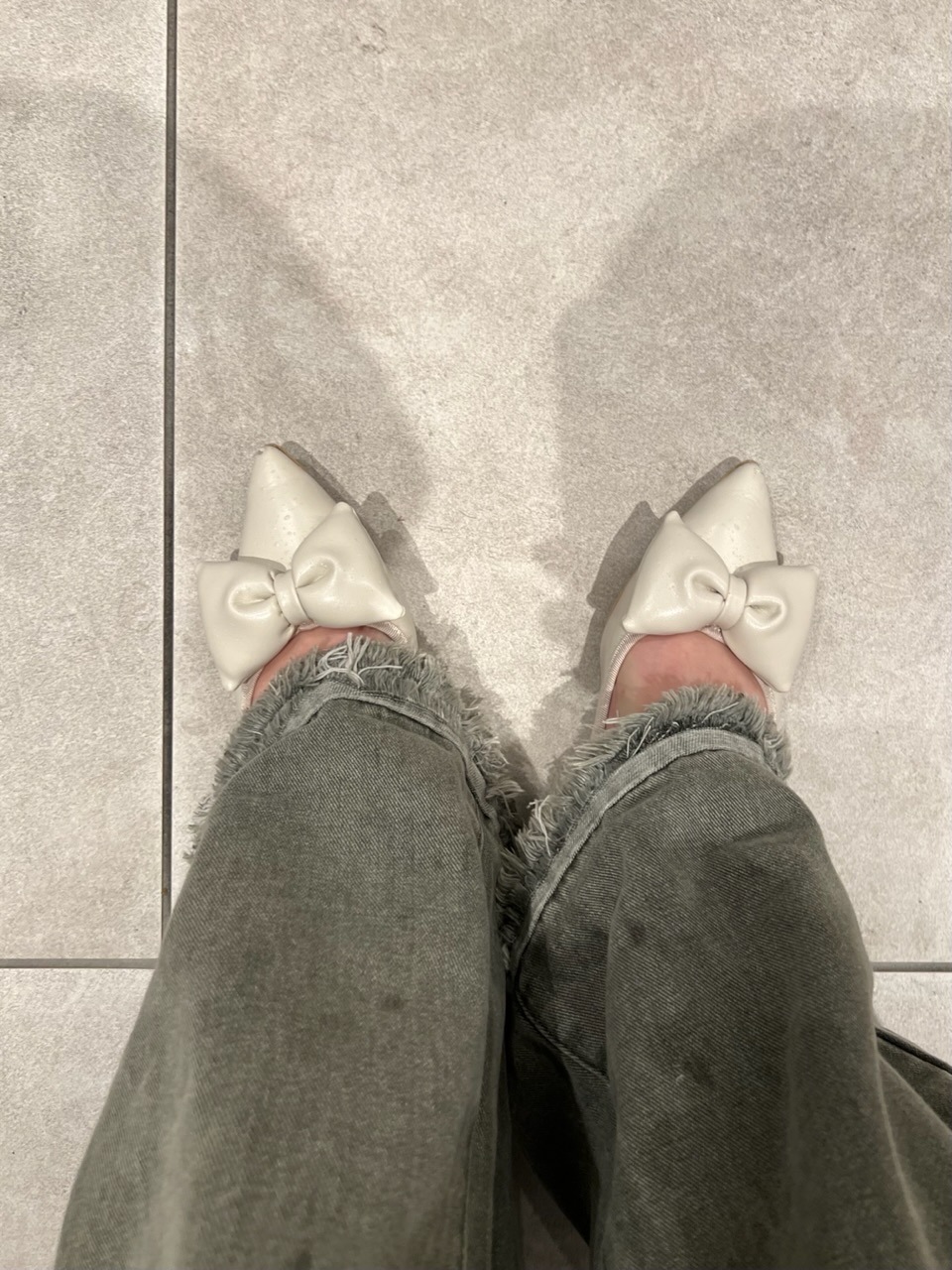 vintage damege denim Mサイズ | ボトムス | JUMELLE