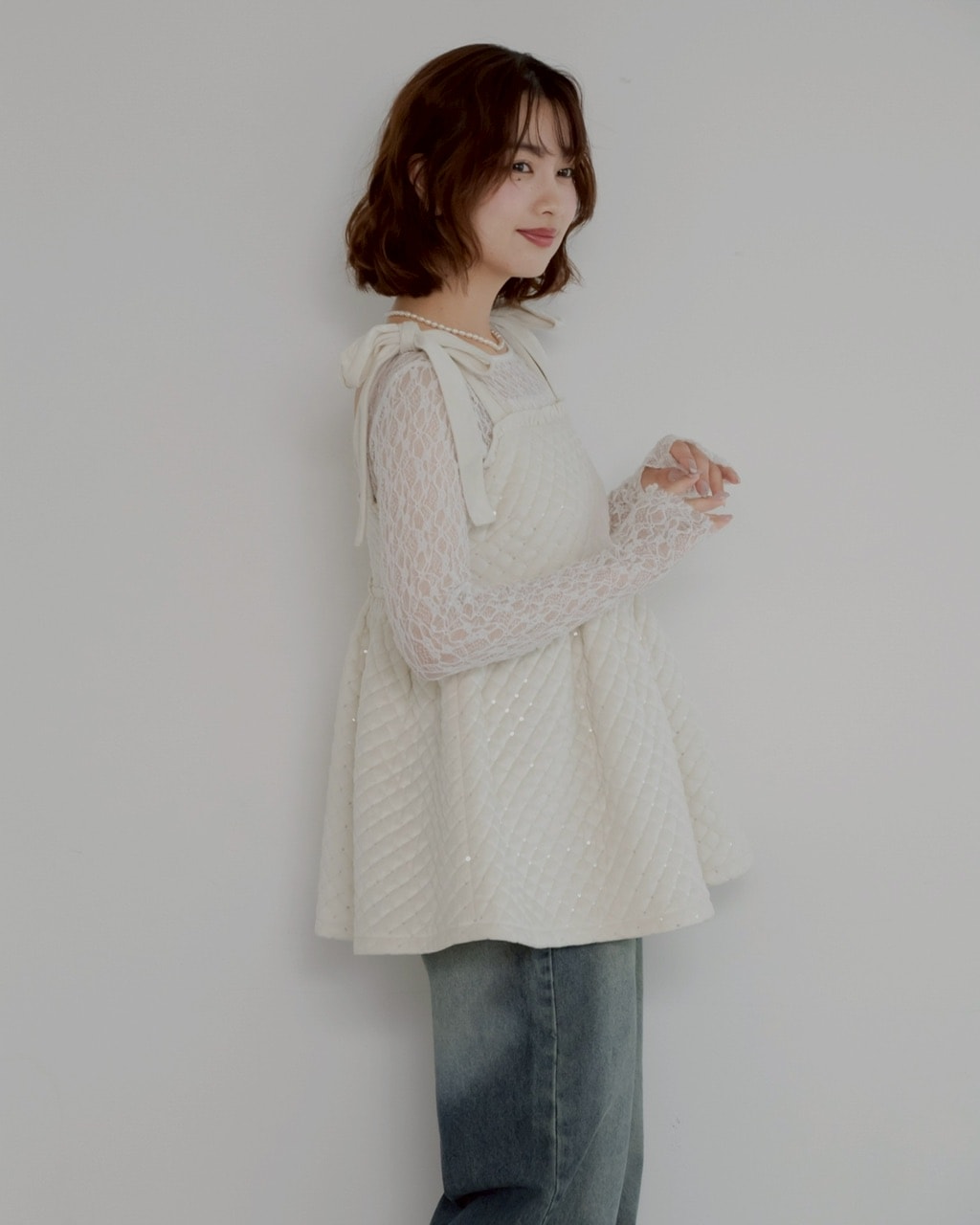 Mia volume bustier アイボリー | トップス | JUMELLE