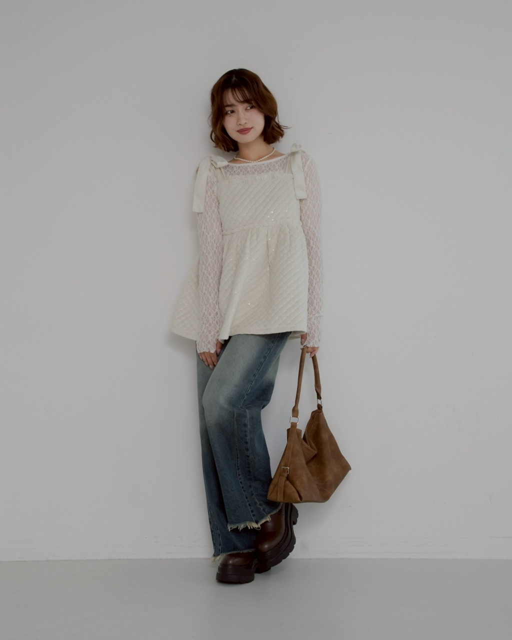 Mia volume bustier アイボリー | トップス | JUMELLE