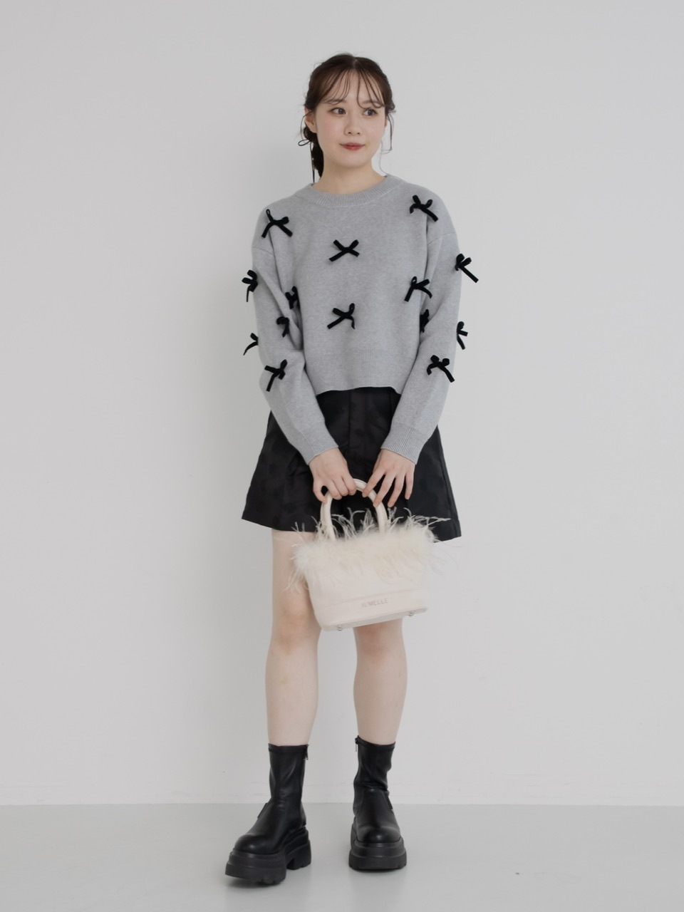 velour ribbon knit #2カラー | KNIT/CARDIGAN | JUMELLE