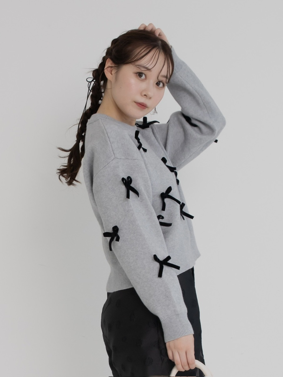 velour ribbon knit #2カラー | KNIT/CARDIGAN | JUMELLE