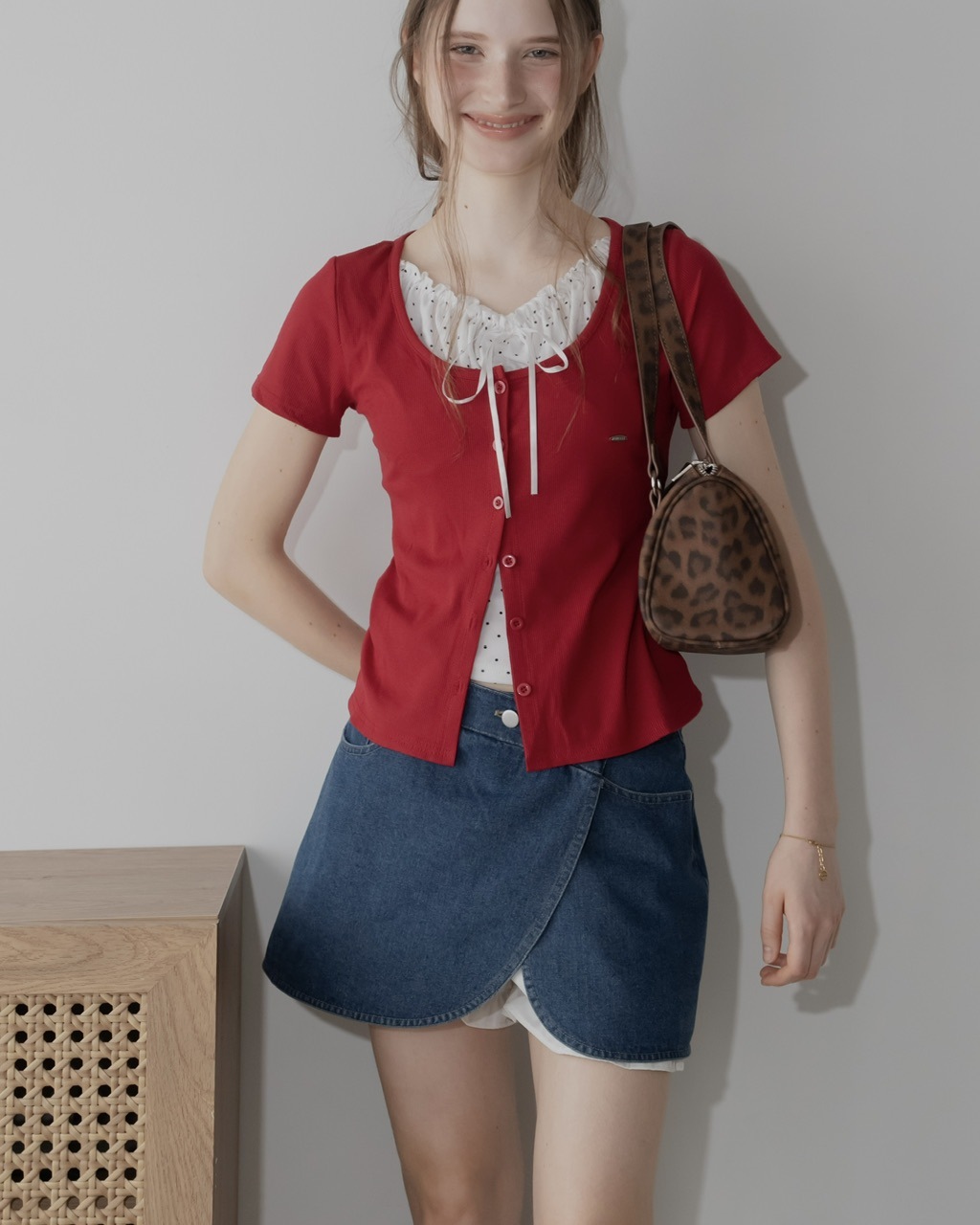フリルパンツデニムスカート BLUE | すべての商品 | JUMELLE