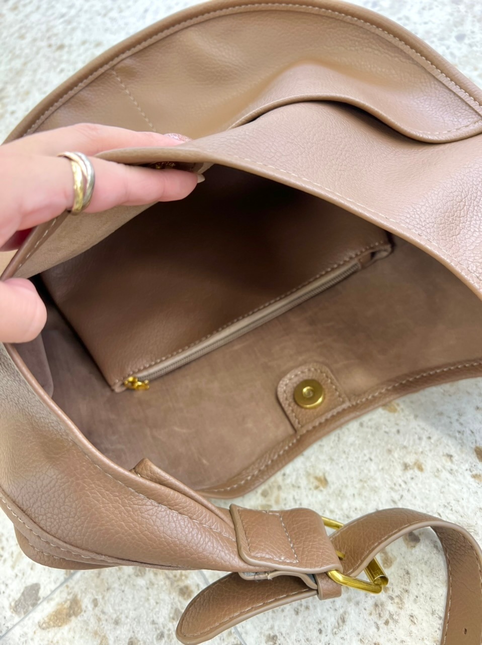 TORY BURCH / トリーバーチ ワンショルダーバッグ ブラウン モミ革