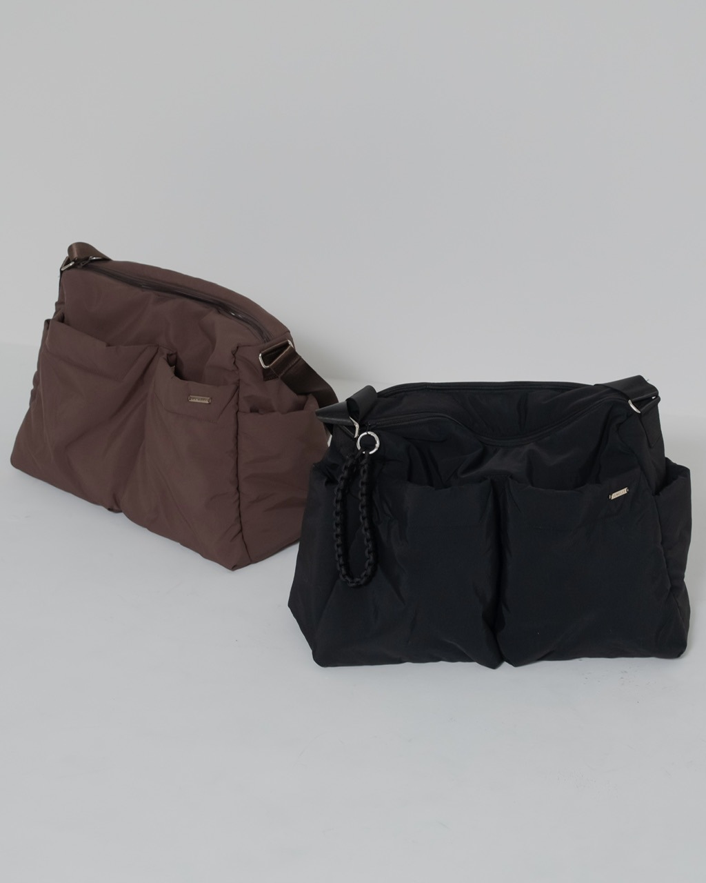 jumelle パファーショルダーバッグ ブラック マザーズバッグ 予約販売/9月上旬】パファーショルダーバッグ #2カラー | JUMELLE