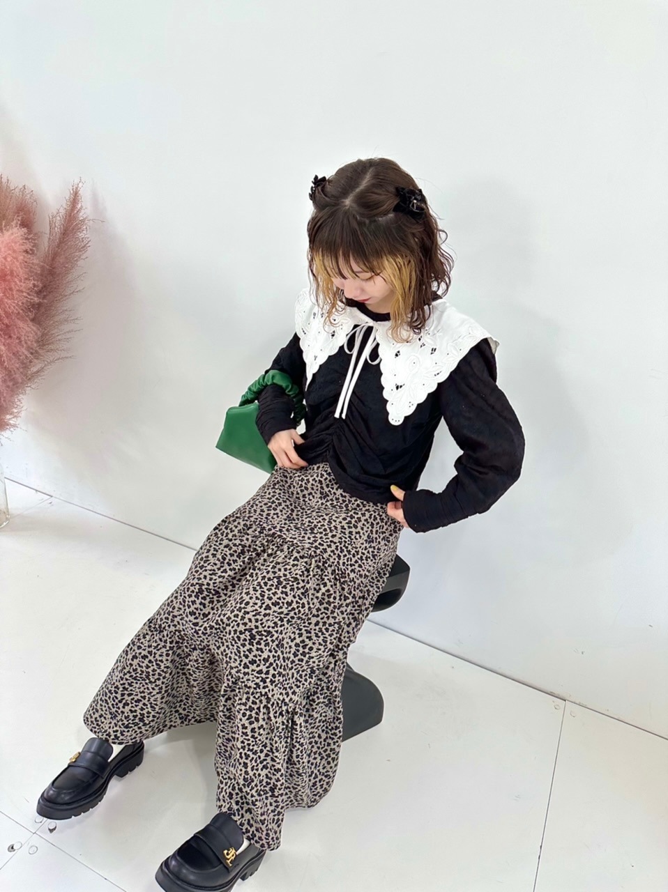 メーカー直売所 ポルカドットブラウス ブラック | SHIRT/BLOUSE | JUMELLE トップス