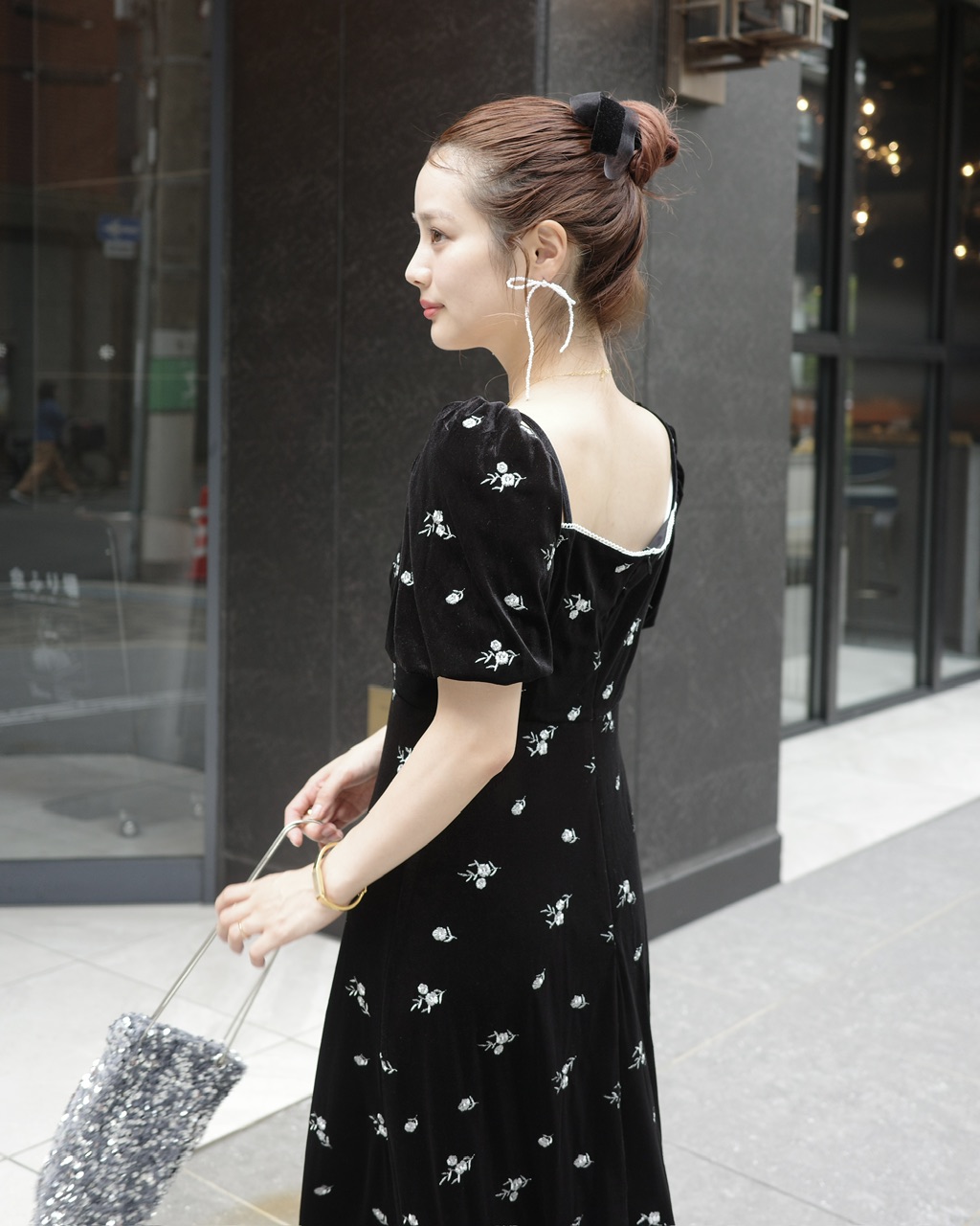 jumelle ベロアラインワンピース　オケージョンドレス　ベロアドレス 予約販売/10月中旬】ベロアラインドレス #2サイズ | ALL | JUMELLE