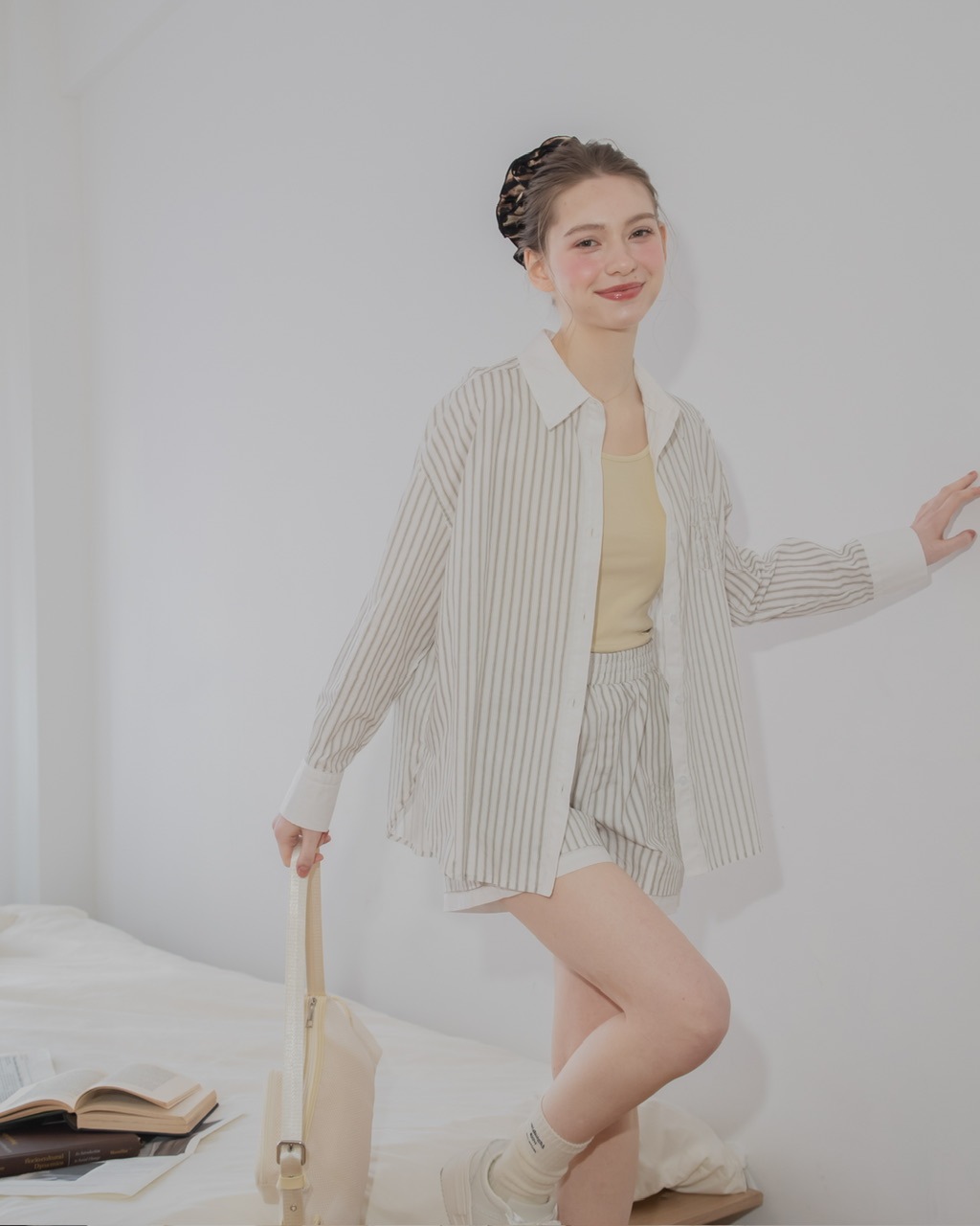 ストライプシャツセットアップ #2カラー | JUMELLE | JUMELLE