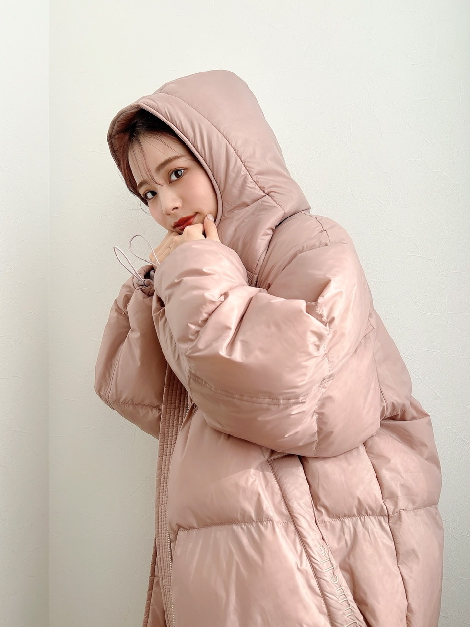 SALE】刺繍ロゴ入り中綿ジャケット ピンク | アウター/ジャケット  