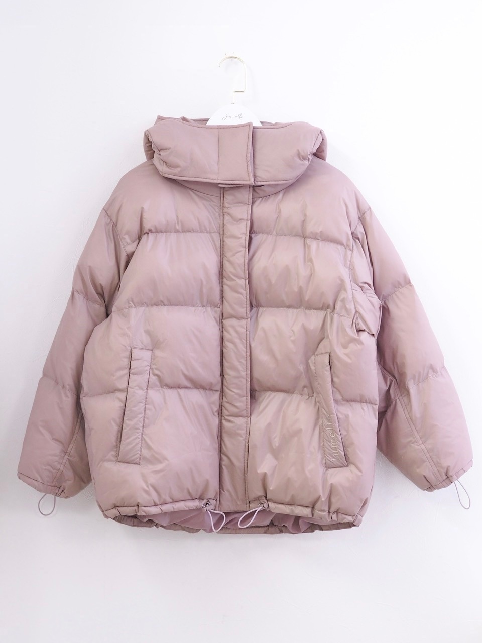 SALE】刺繍ロゴ入り中綿ジャケット ピンク | アウター/ジャケット  