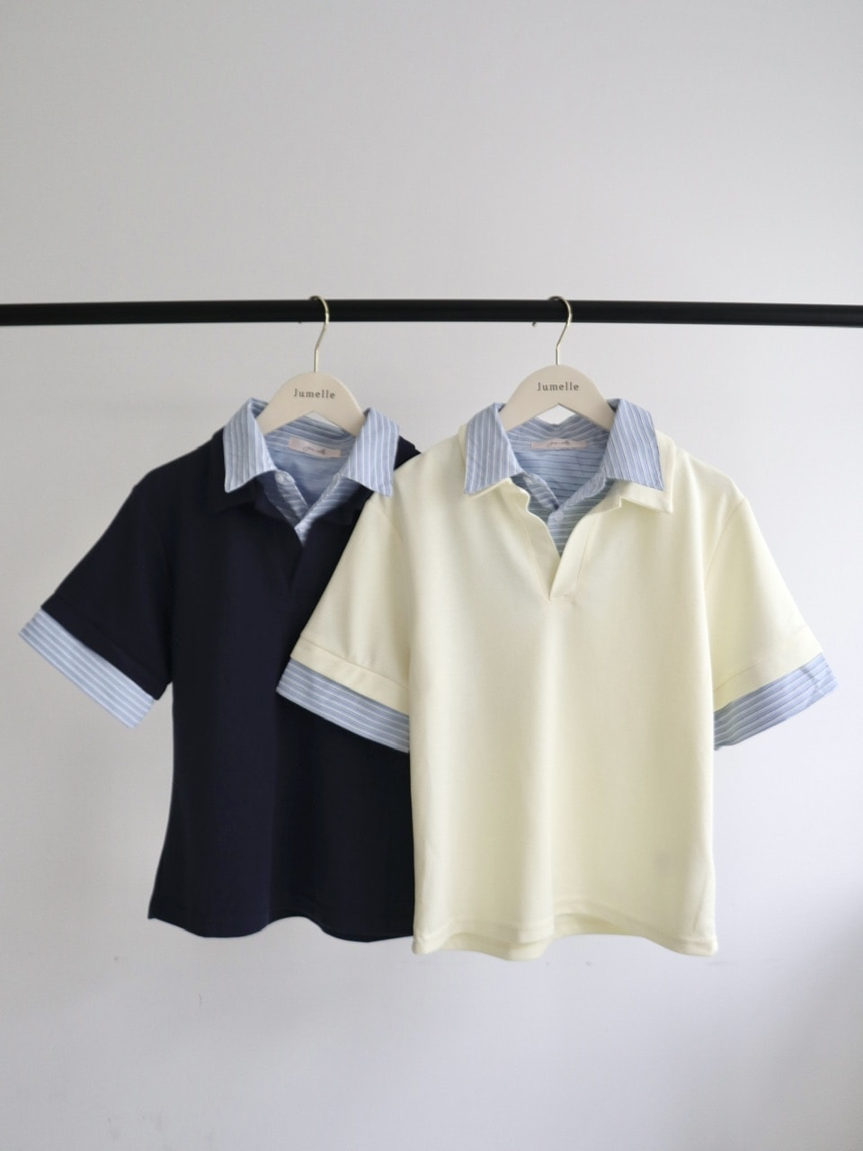 レビュー高評価の商品！ official限定】レイヤードポロTシャツ #2カラー CUTSEW/SWEAT | トップス