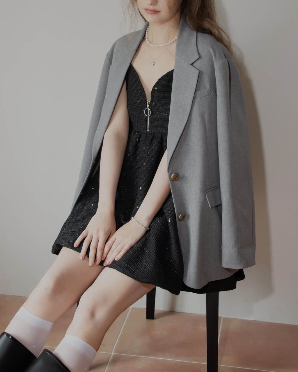 予約販売/10月上旬】ブルームビスチェ BEIGE | ALL | JUMELLE
