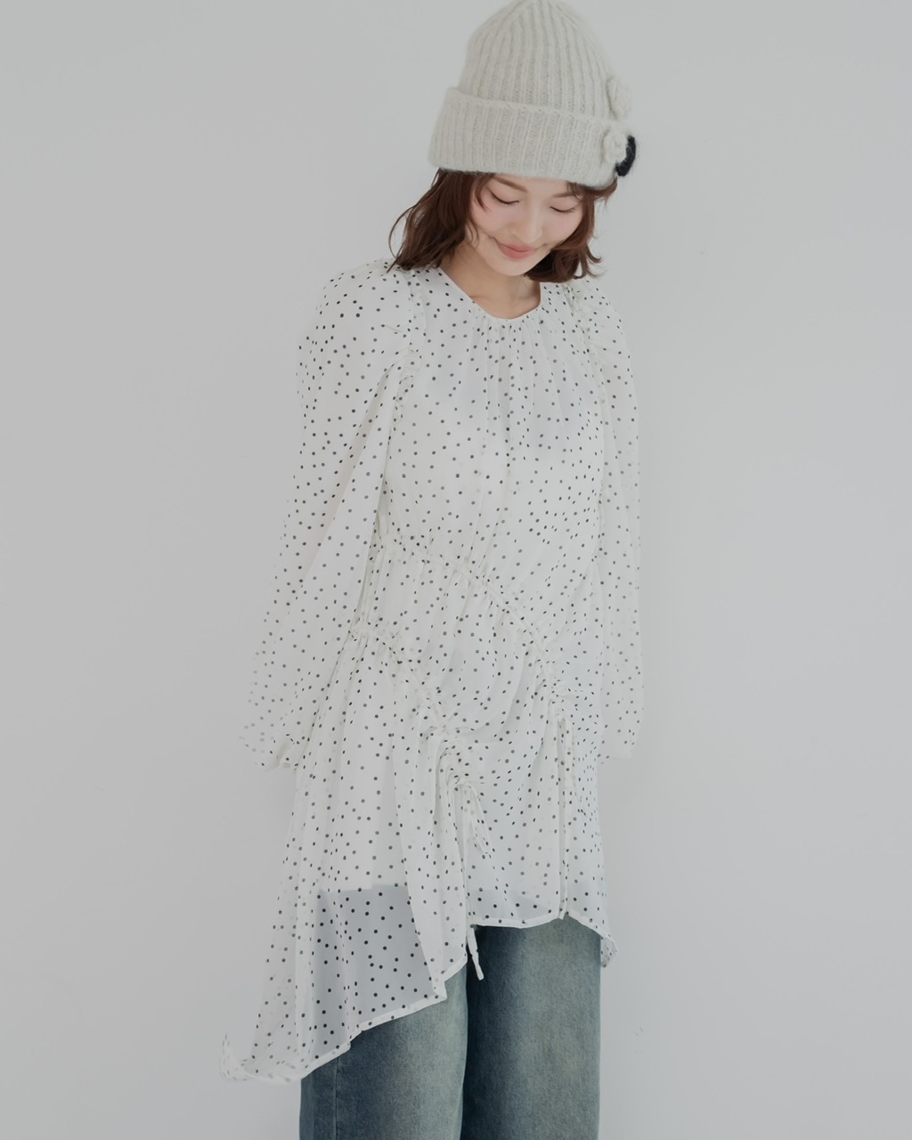 ドットチュニック #2カラー | JUMELLE | JUMELLE