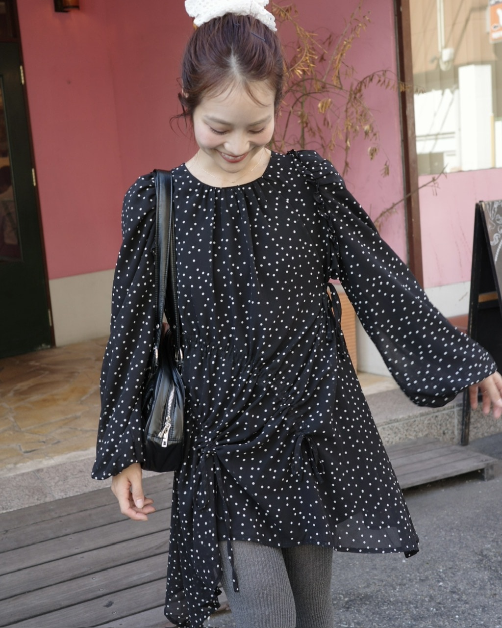 ドットチュニック #2カラー | JUMELLE | JUMELLE