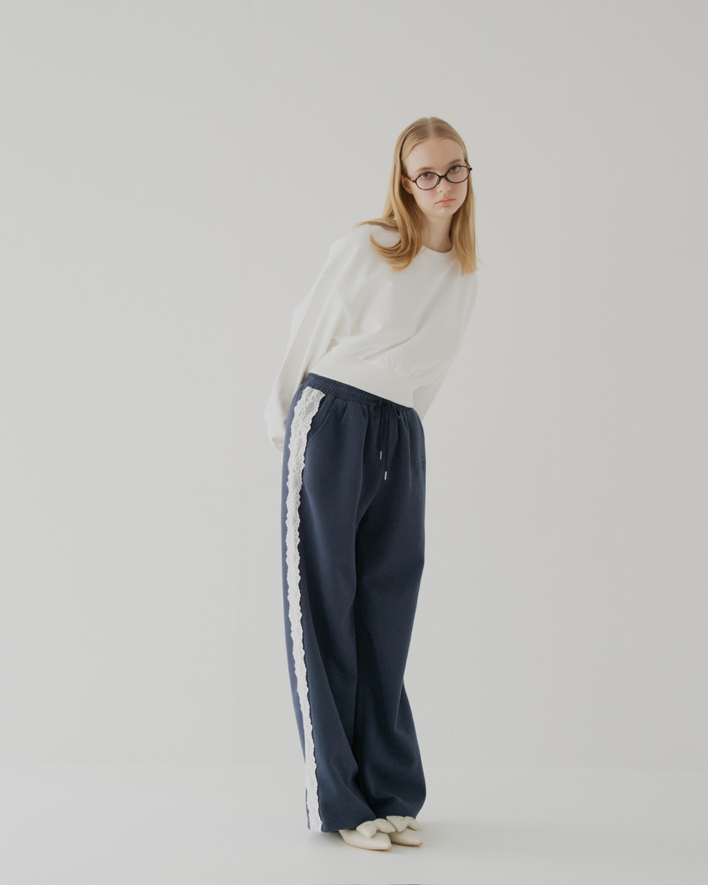 April Jane】レーススウェットパンツ NAVY Mサイズ※残りわずか | ALL