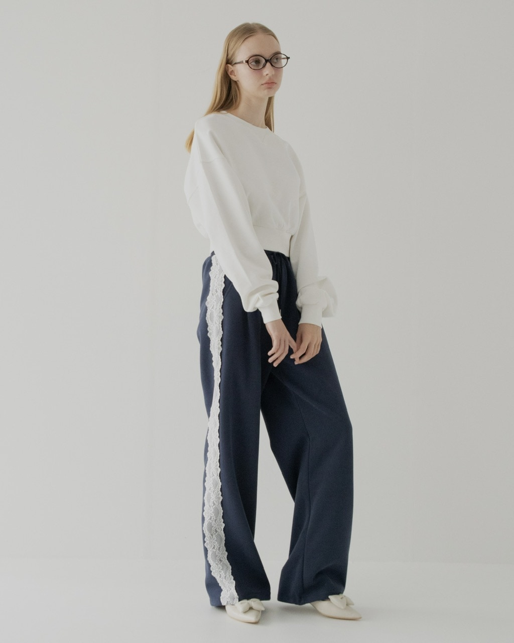 April Jane】レーススウェットパンツ NAVY Mサイズ※残りわずか | ALL