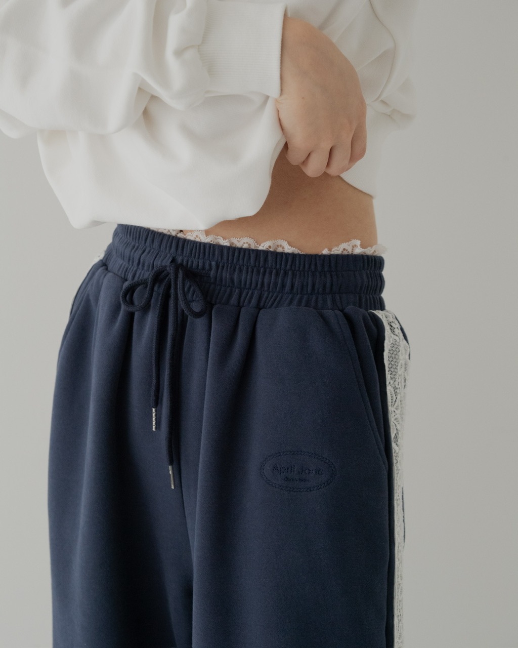 April Jane】レーススウェットパンツ NAVY Mサイズ※残りわずか | ALL