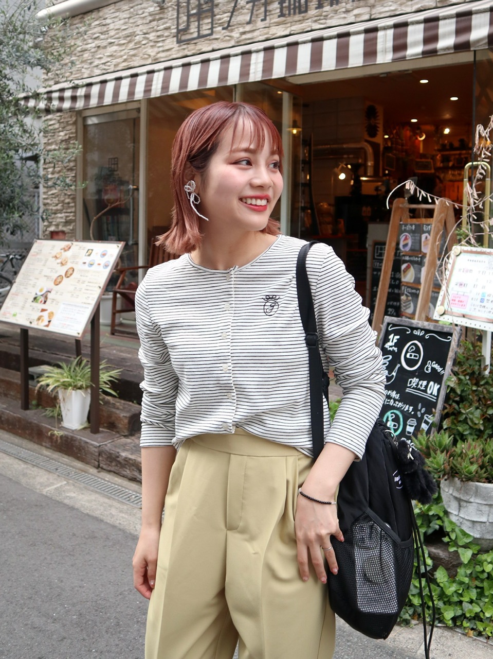 【SHISHIKUI】 美品 border ボーダートップス border – SHISHIKUI