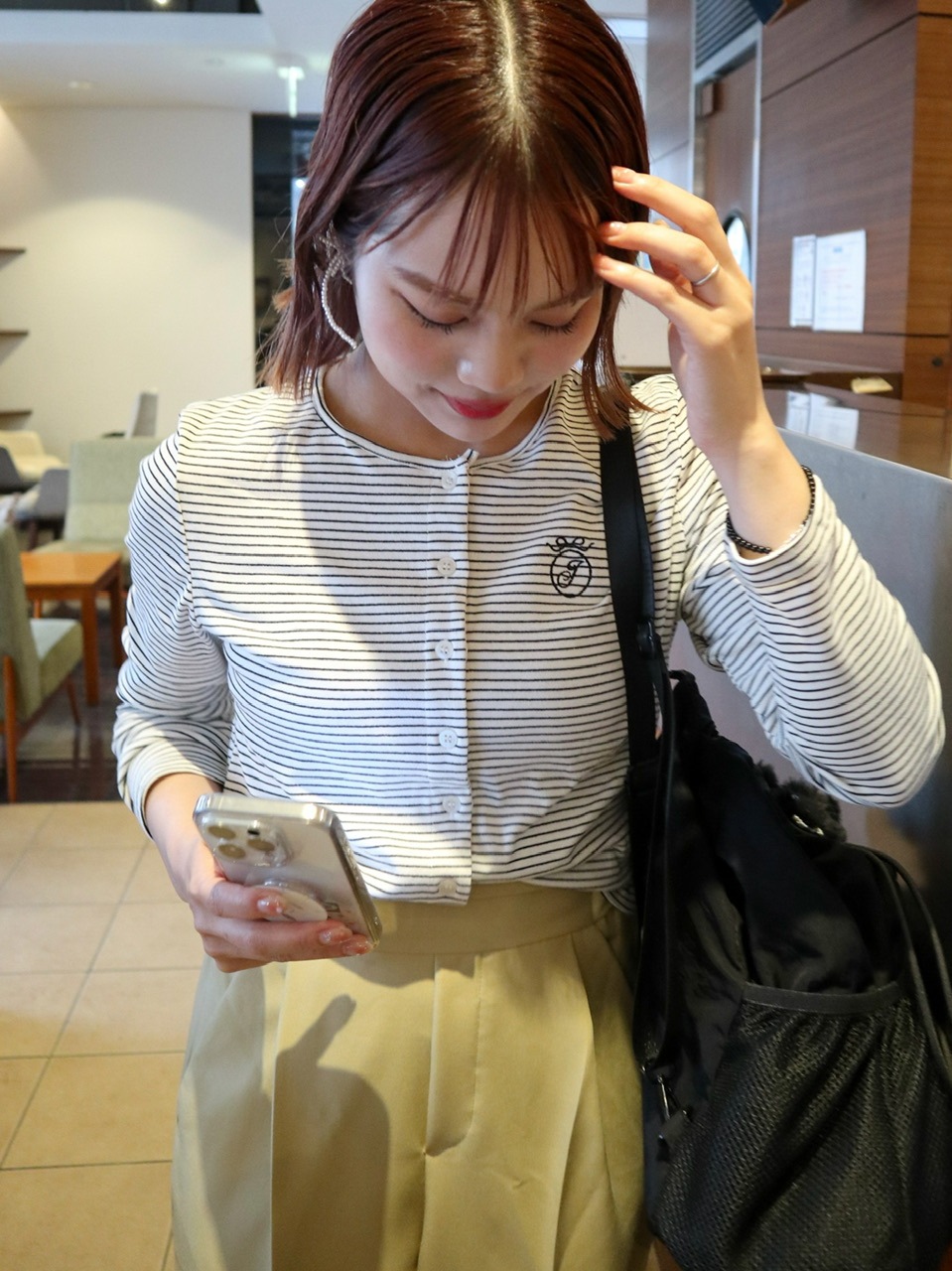 shishu border cardigan #2カラー | KNIT/CARDIGAN | JUMELLE