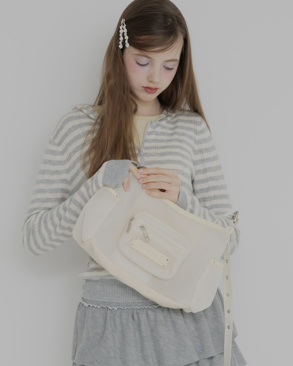 予約販売/5月下旬】メッシュバッグ CREAM | ALL | JUMELLE