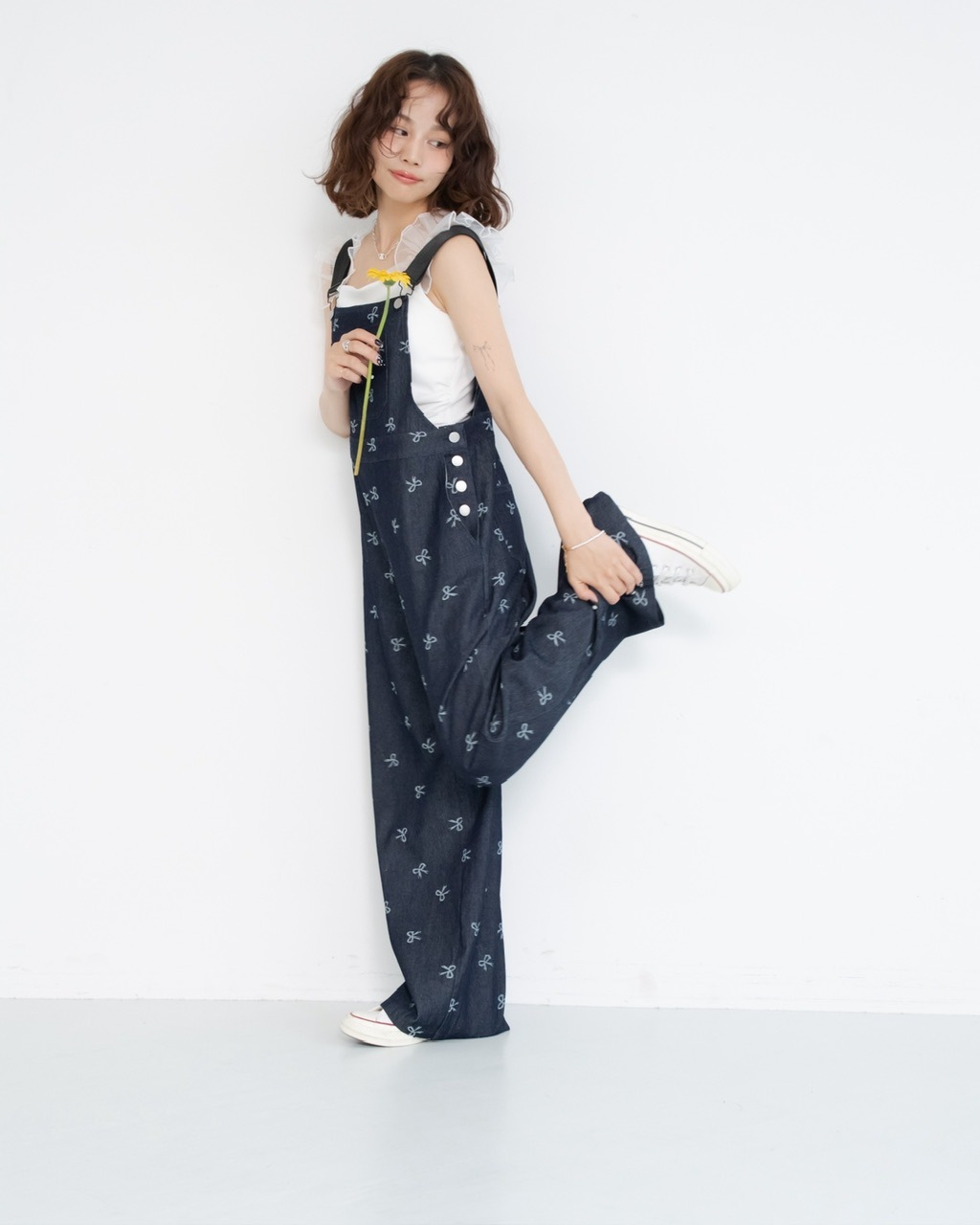jumelle ベルトリボンサロペット 予約販売/8月上旬】ベルトリボンサロペット | ALL | JUMELLE