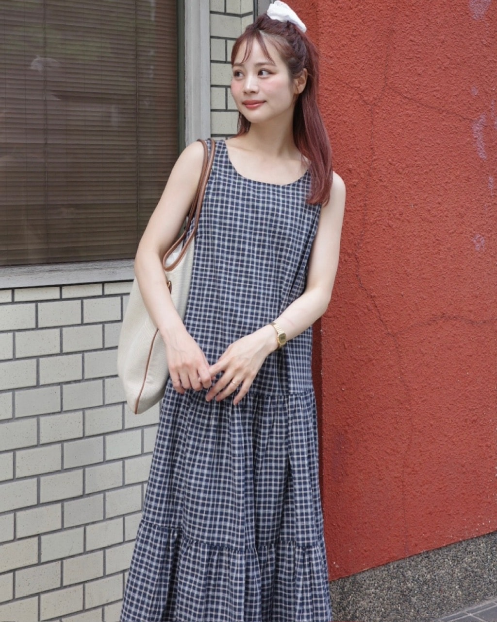 美品✨バーバリー バックリボン ホースロゴ ワンピース ノバチェック 入学式 official限定】バックリボンチェックワンピース | ALL | JUMELLE