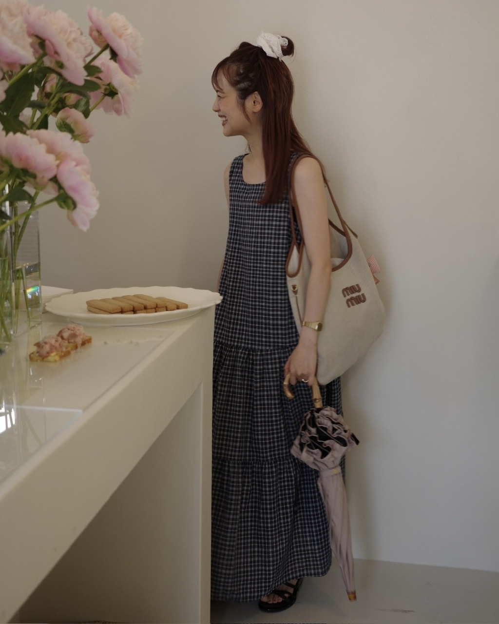 美品✨バーバリー バックリボン ホースロゴ ワンピース ノバチェック 入学式 美品✨バーバリー バックリボン ホースロゴ ワンピース ノバ